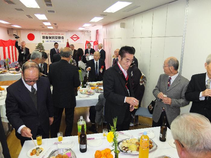 和やかな懇親会