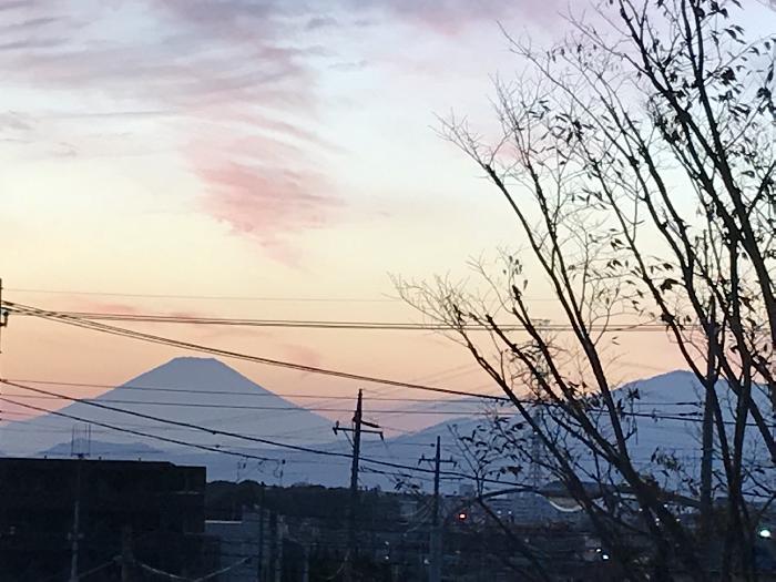 いずみ野からの富士